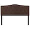 Flash Furniture Cambridge Headboard, Queen, Brown Fabric HG-HB1708-Q-DBR-GG - alternate 10